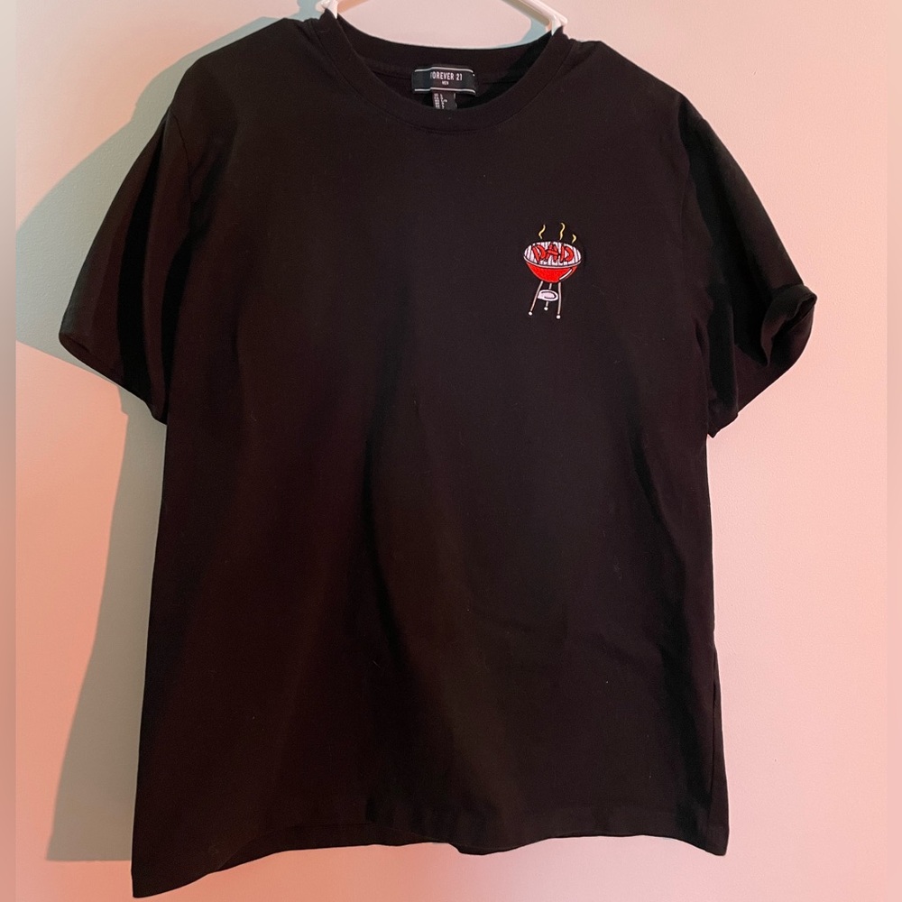FOREVER 21 MENS SHORT SLEEVE FUNNY JOKE SHIRT DAD GIFT HOTDOG FOR HIM FOR HER 🍀